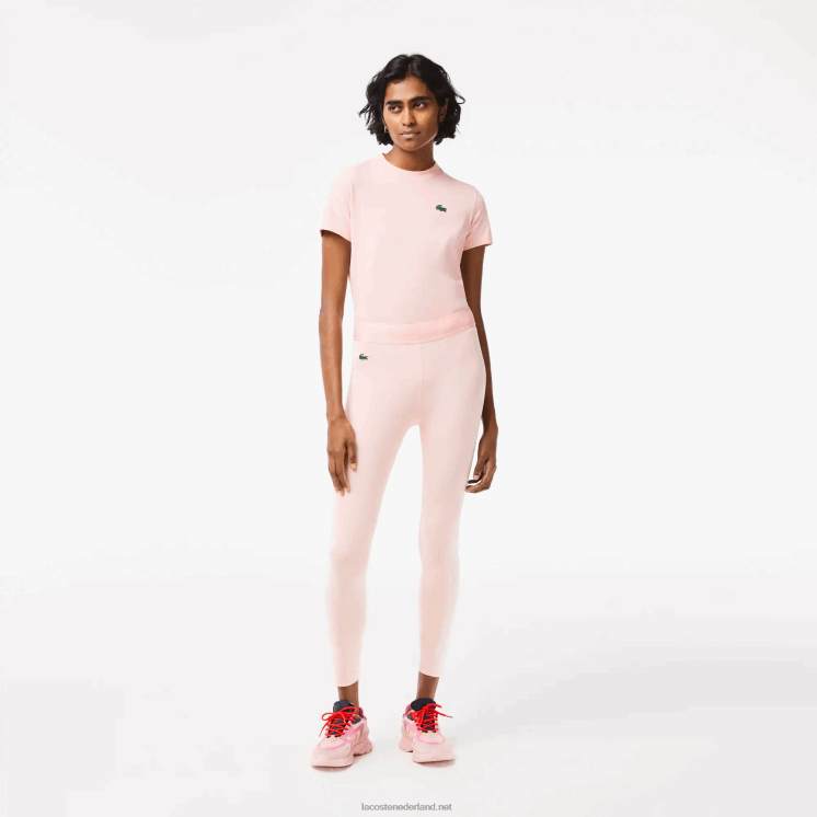 Lacoste sportieve 7/8-legging van gerecycled polyester 0828H2409 roze kf9 vrouwen