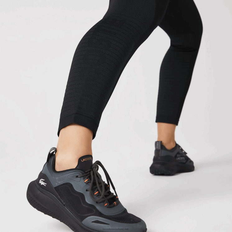 Lacoste sportieve legging met hoge taille als tweede huid 0828H2597 zwart c31 vrouwen