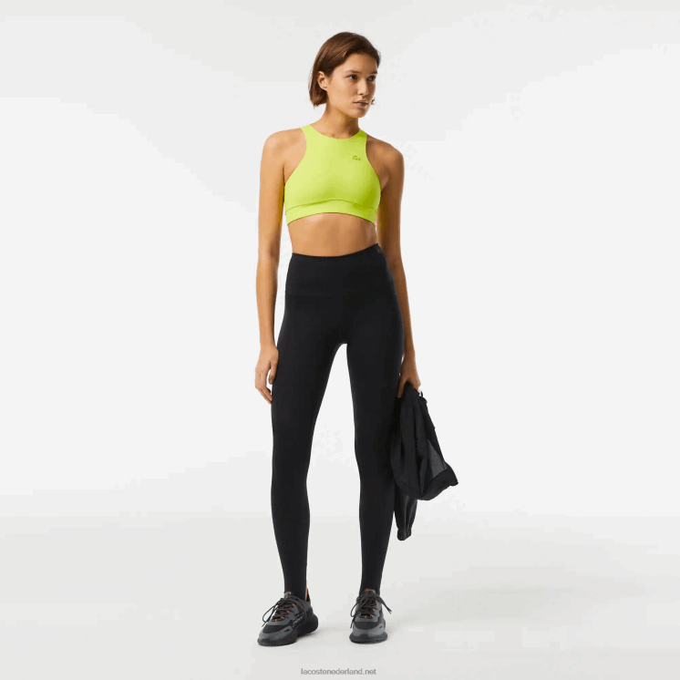 Lacoste stijgbeugel leggings 0828H2539 zwart 031 vrouwen
