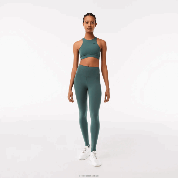 Lacoste stijgbeugel leggings 0828H2540 groen 5hx vrouwen