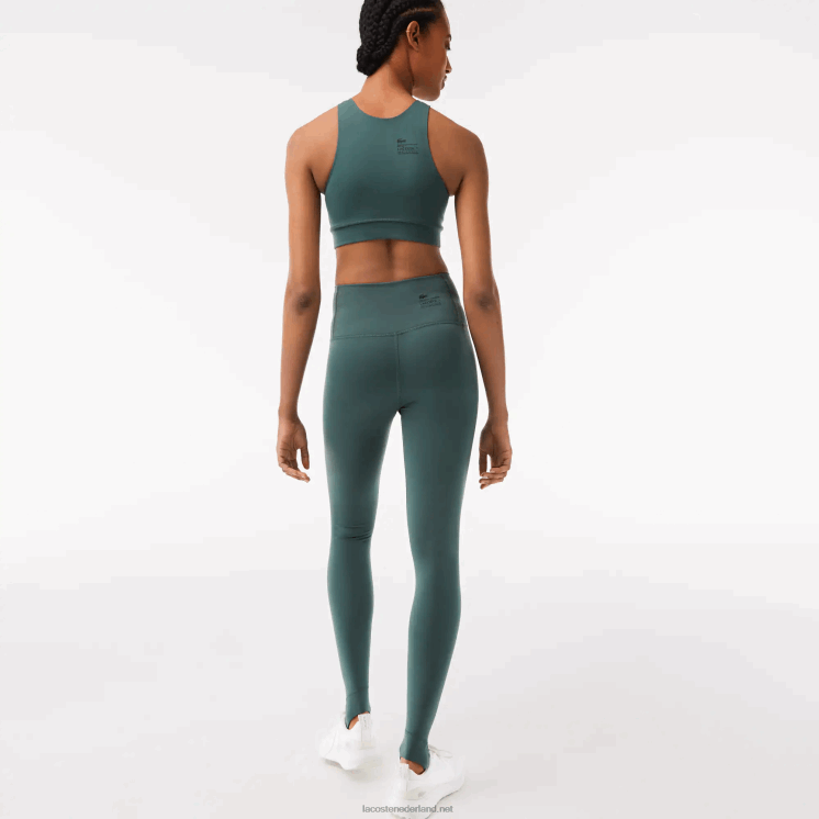 Lacoste stijgbeugel leggings 0828H2540 groen 5hx vrouwen