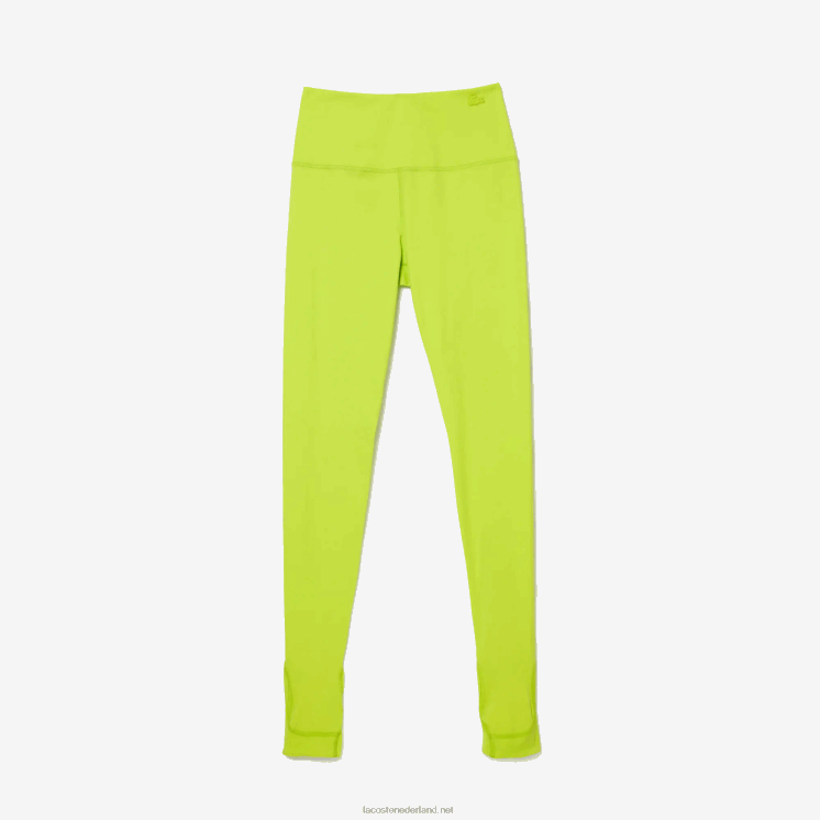 Lacoste stijgbeugel leggings 0828H2541 geel 90v vrouwen