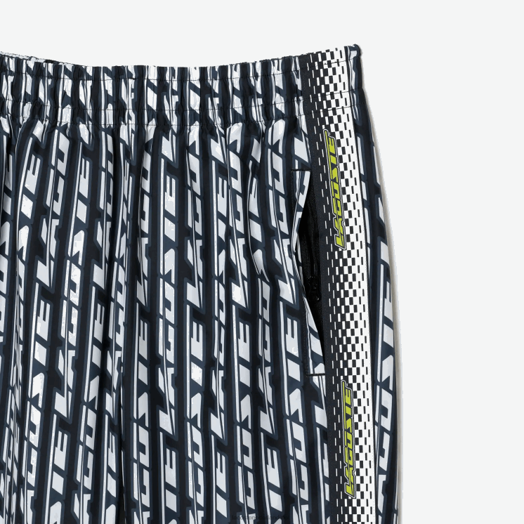 Lacoste trainingsbroek met logoprint 0828H2395 zwart blauw wit zi8 vrouwen