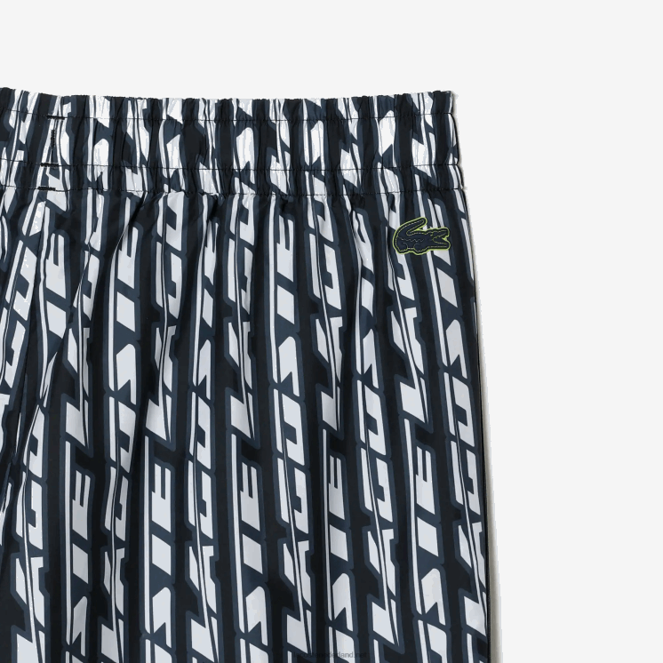 Lacoste trainingsbroek met logoprint 0828H2395 zwart blauw wit zi8 vrouwen