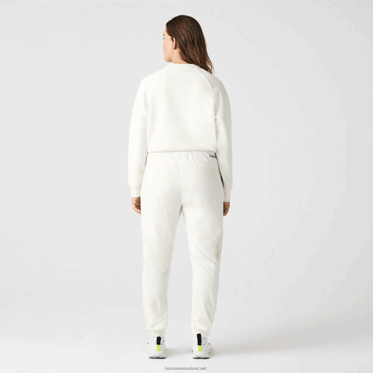 Lacoste trainingsbroek met nautische print 0828H2554 wit 70v vrouwen