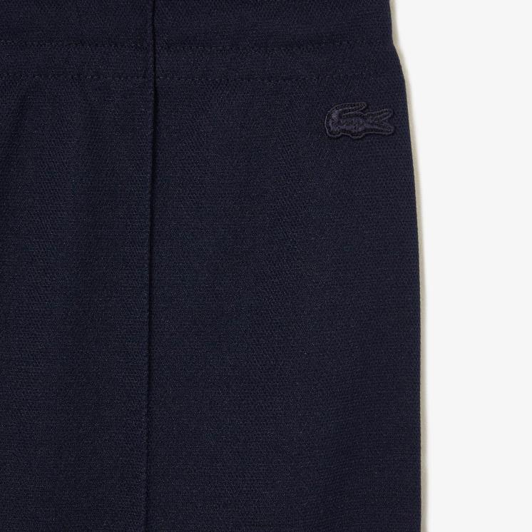 lacoste x goop tweelaagse piqué trainingsbroek 0828H2667 marineblauw 166 vrouwen
