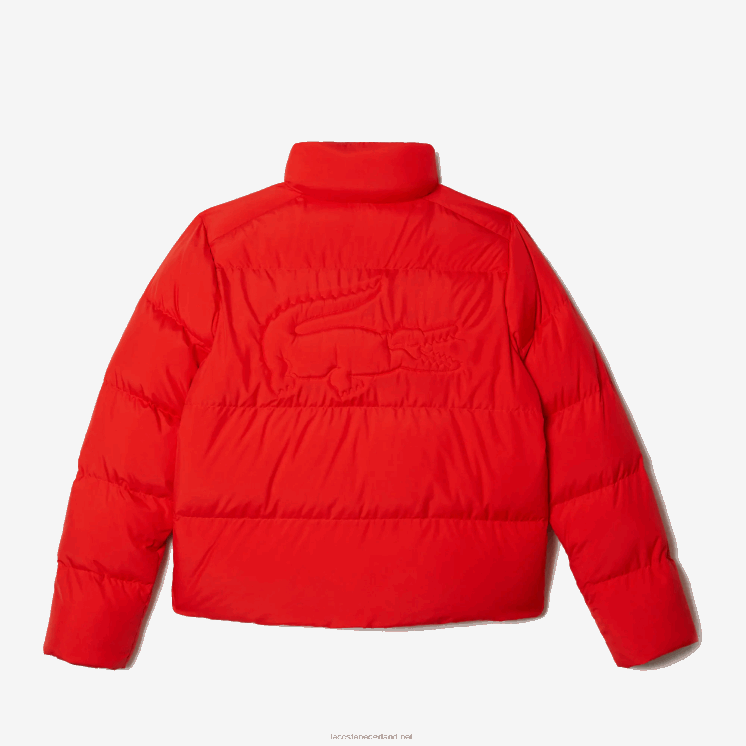 Lacoste opvouwbaar gewatteerd jack 0828H2617 rode f8m vrouwen