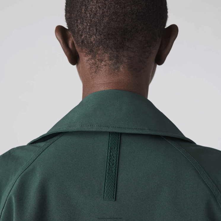 Lacoste oversized trenchcoat 0828H2436 groene r89 vrouwen