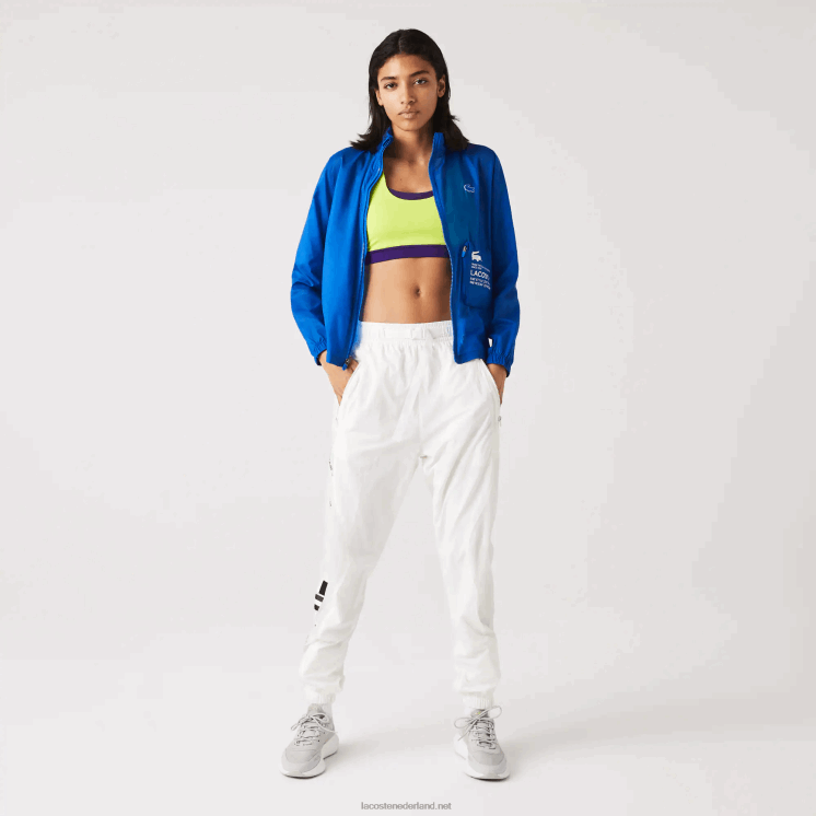 Lacoste sport packable waterafstotend jack 0828H2618 blauw k1q vrouwen