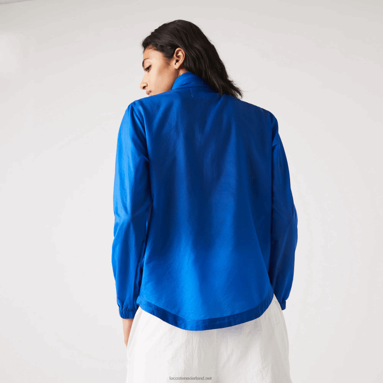 Lacoste sport packable waterafstotend jack 0828H2618 blauw k1q vrouwen
