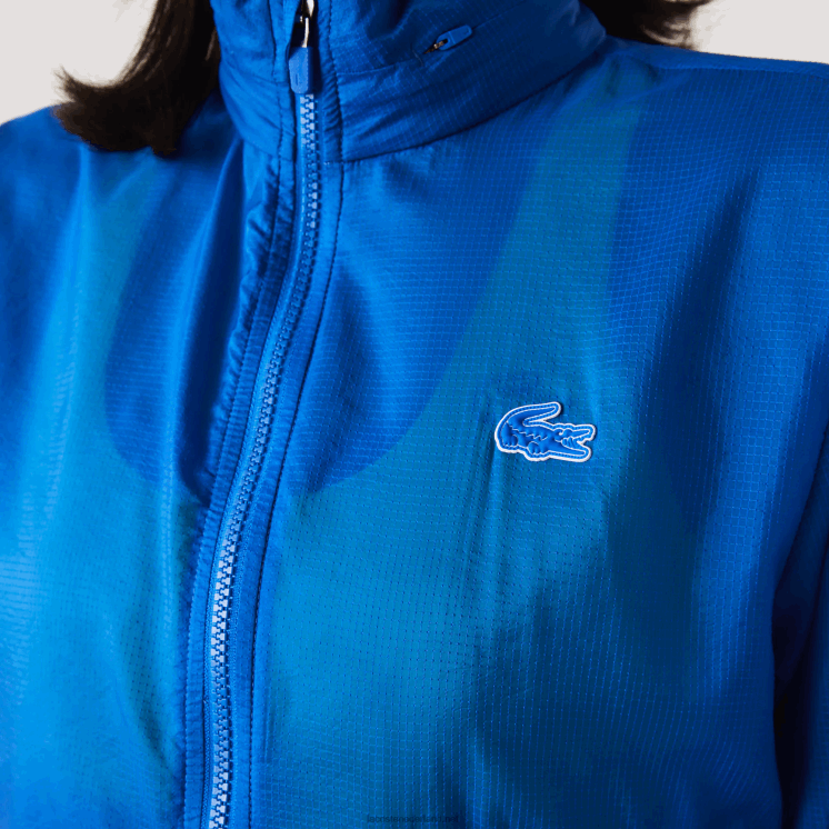 Lacoste sport packable waterafstotend jack 0828H2618 blauw k1q vrouwen