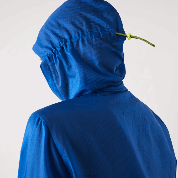 Lacoste sport packable waterafstotend jack 0828H2618 blauw k1q vrouwen
