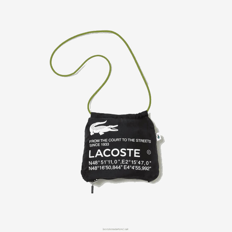 Lacoste sport packable waterafstotend jack 0828H2619 zwart 031 vrouwen