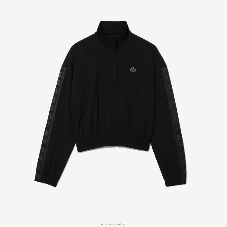 Lacoste sportief losvallend trainingsjack 0828H2631 zwart c31 vrouwen