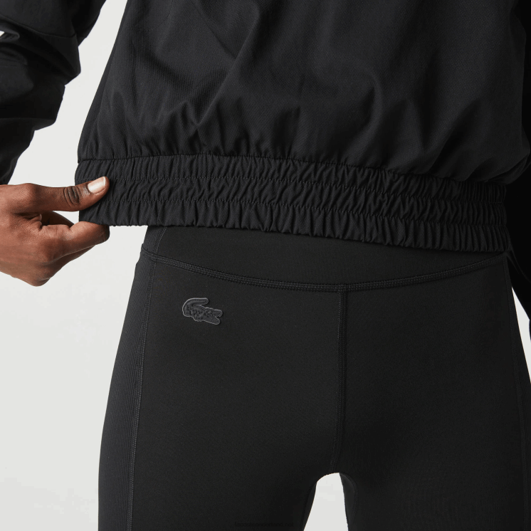 Lacoste sportief losvallend trainingsjack 0828H2631 zwart c31 vrouwen