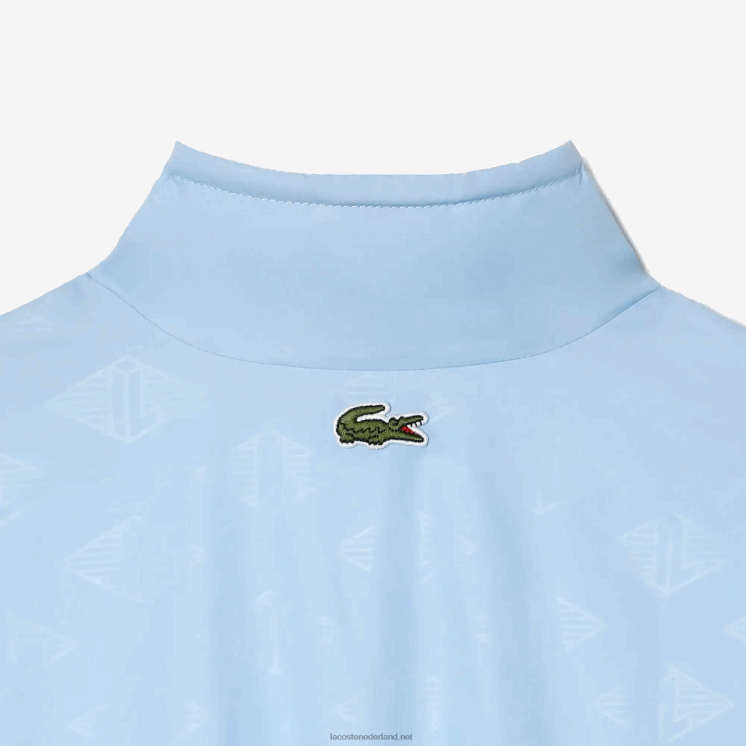 Lacoste trainingsjack met monogramprint 0828H2440 blauwe hbp vrouwen