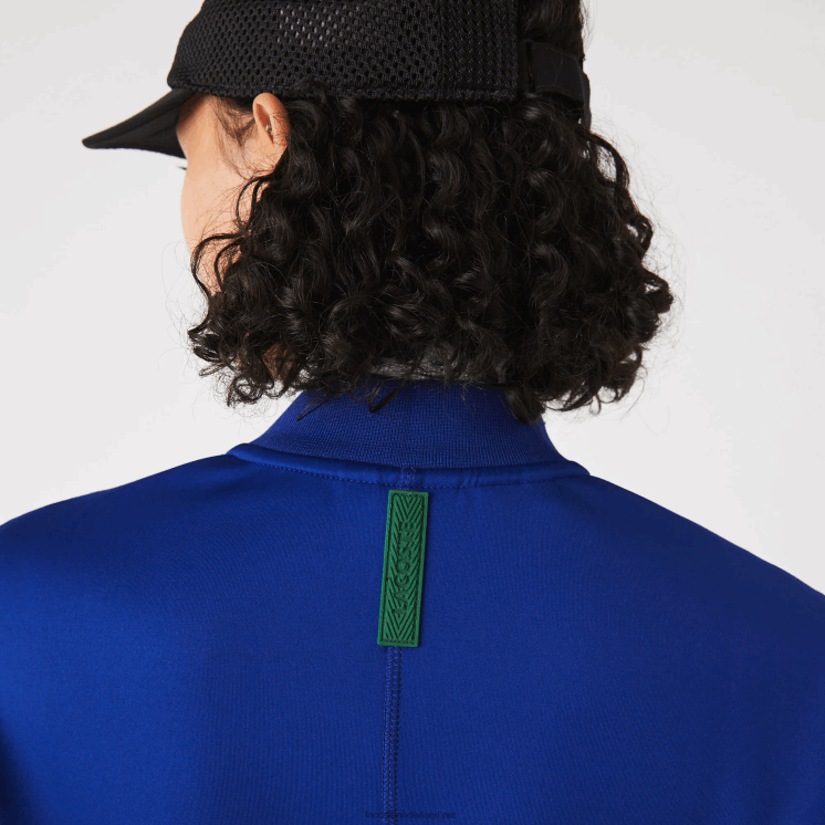 Lacoste tweelaags stretch teddy jack 0828H2625 blauwe bdm vrouwen