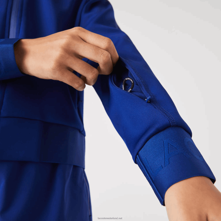 Lacoste tweelaags stretch teddy jack 0828H2625 blauwe bdm vrouwen