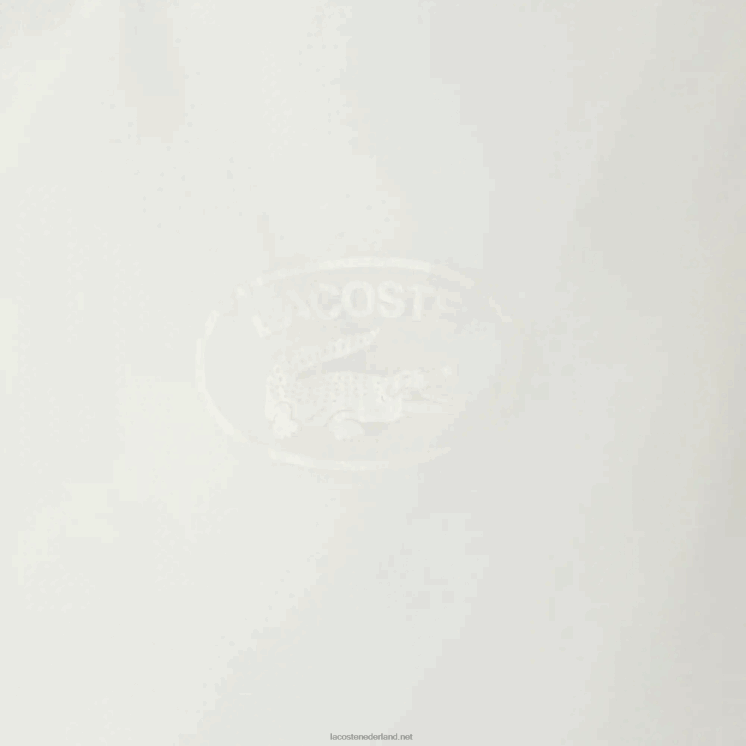 Lacoste waterafstotend omkeerbaar lang jack 0828H2614 wit 70v vrouwen