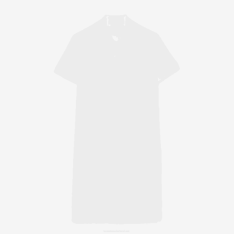 Lacoste piqué gebreide polojurk 0828H2360 wit 001 vrouwen