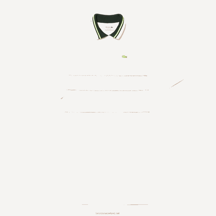 Lacoste polojurk van Frans gemaakte biologische katoen 0828H2376 wit 70v vrouwen