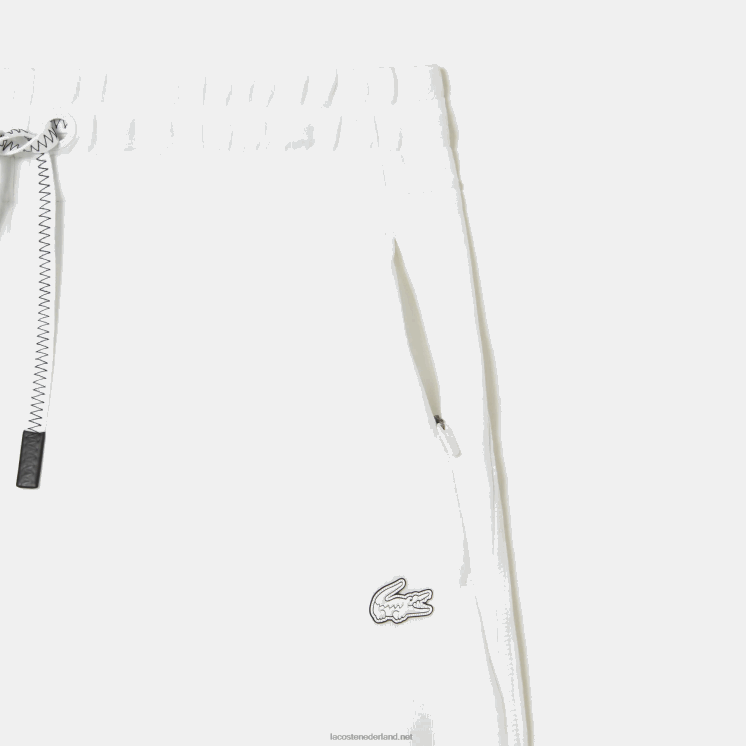 Lacoste effen korte broek 0828H2445 wit 001 vrouwen