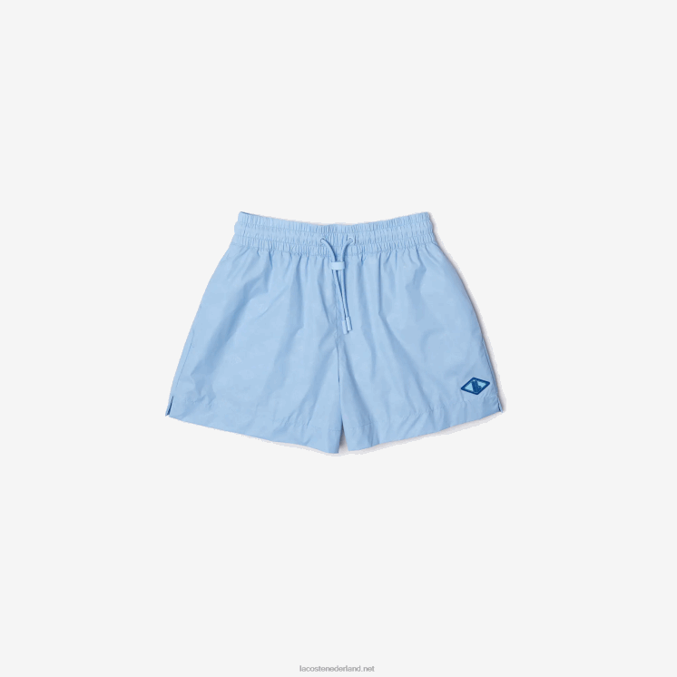 Lacoste korte broek met monogramprint 0828H2458 blauwe hbp vrouwen