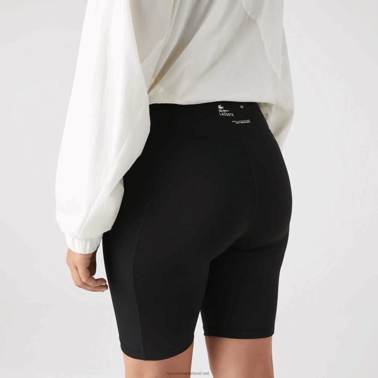Lacoste sportieve fietsbroek 0828H2654 zwart 8vm vrouwen