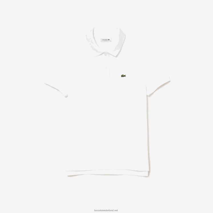 Lacoste petit piqué polo van zachte katoen met normale pasvorm 0828H2363 wit 001 vrouwen