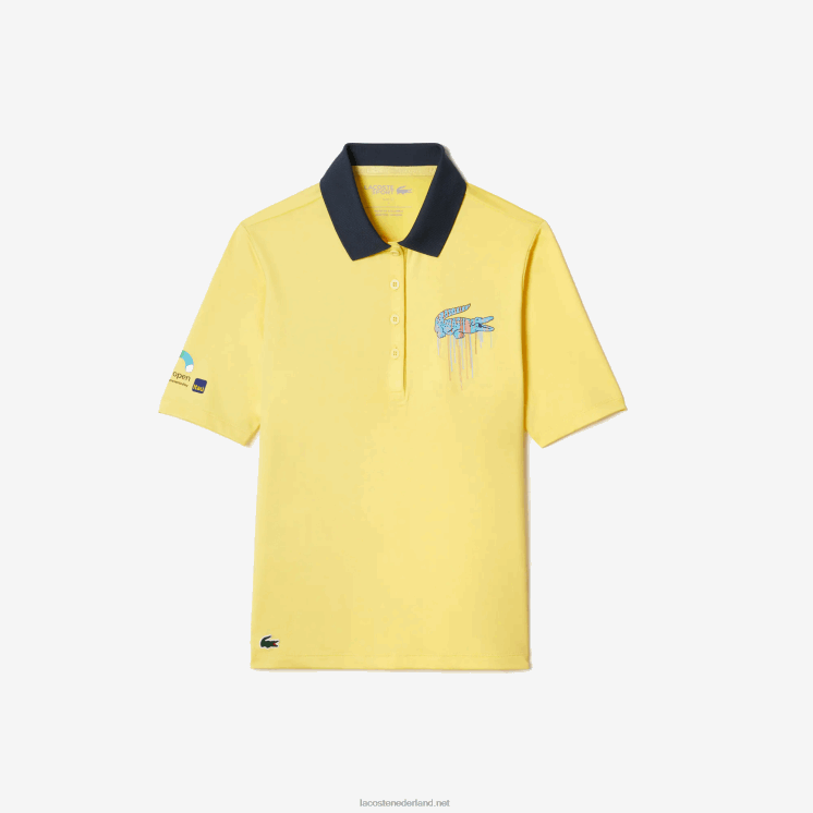Lacoste sport miami open editie polo 0828H2373 geel 107 vrouwen