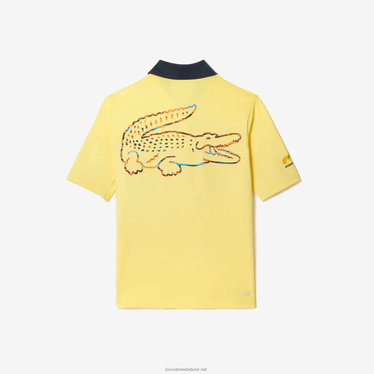 Lacoste sport miami open editie polo 0828H2373 geel 107 vrouwen
