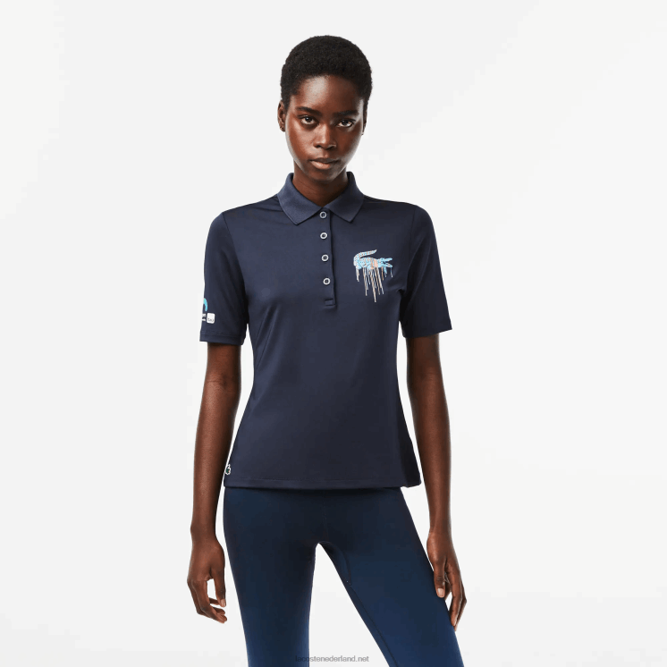 Lacoste sport miami open editie polo 0828H2374 blauwe kxe vrouwen