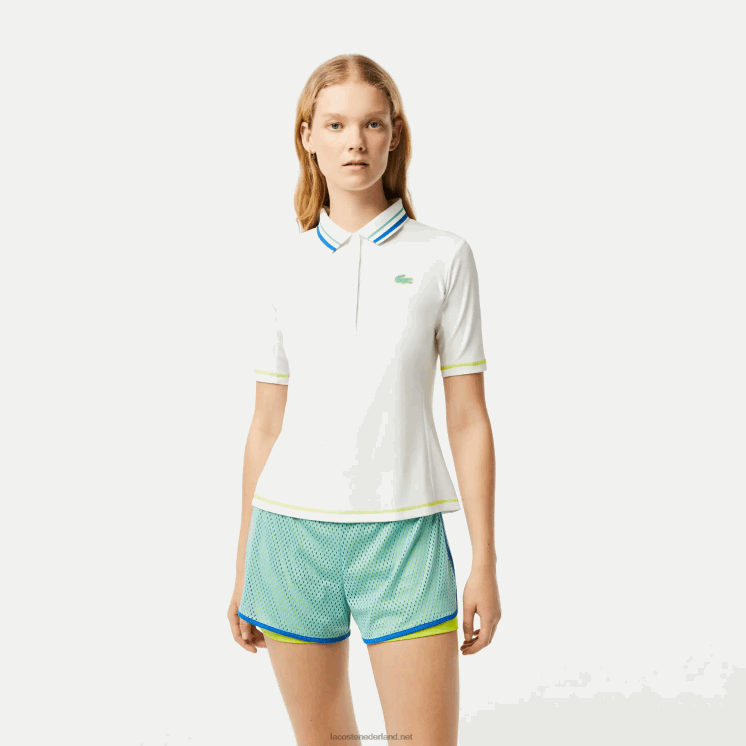 Lacoste tennis ultradroge piqué polo 0828H2366 wit 70v vrouwen