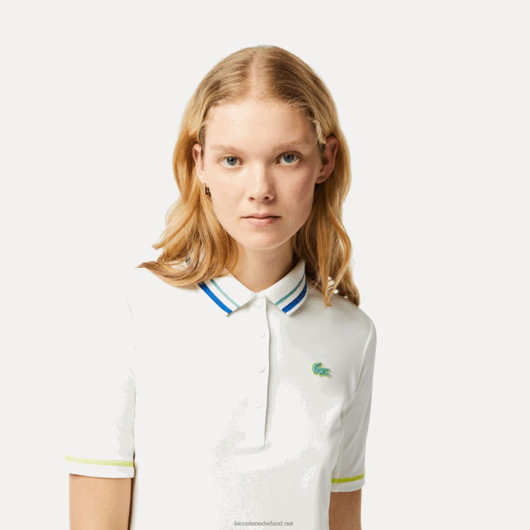 Lacoste tennis ultradroge piqué polo 0828H2366 wit 70v vrouwen