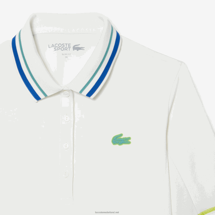 Lacoste tennis ultradroge piqué polo 0828H2366 wit 70v vrouwen