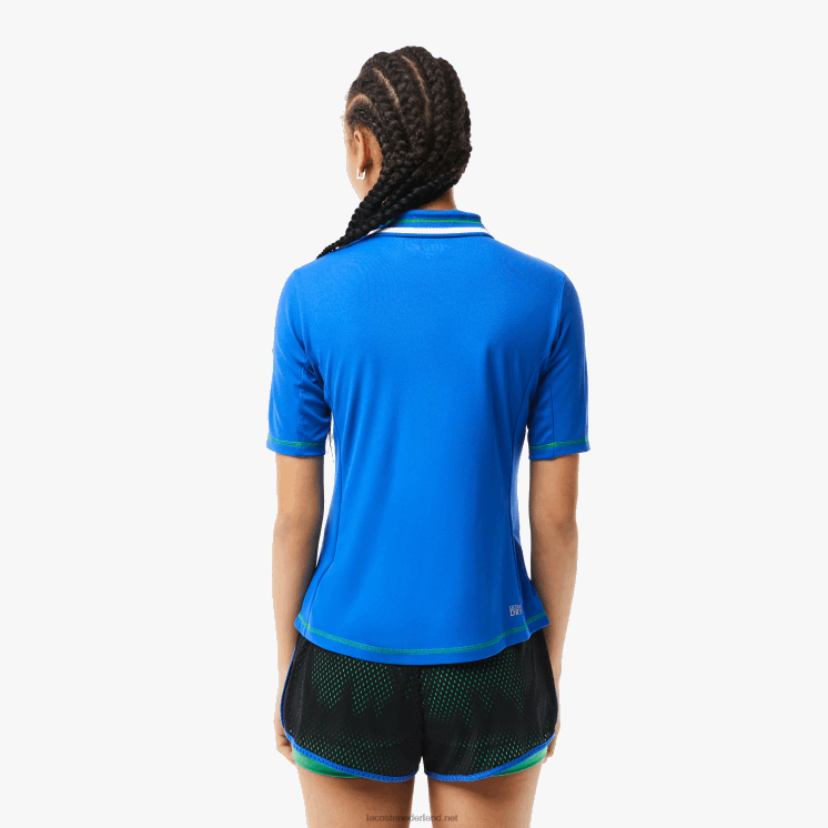 Lacoste tennis ultradroge piqué polo 0828H2367 blauwe kxb vrouwen