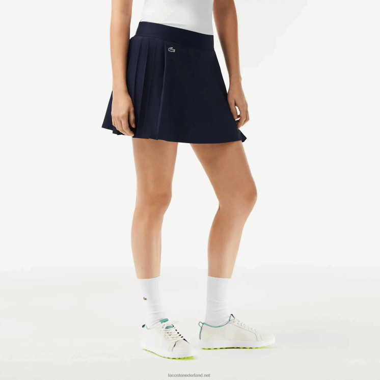 Lacoste sport ingebouwde korte golfrok 0828H2420 marineblauw 423 vrouwen