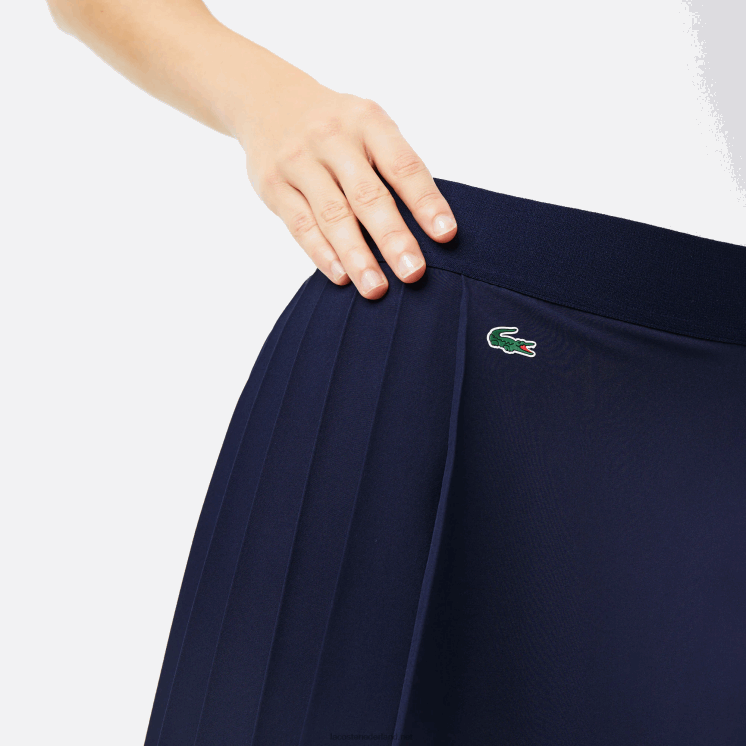 Lacoste sport ingebouwde korte golfrok 0828H2420 marineblauw 423 vrouwen