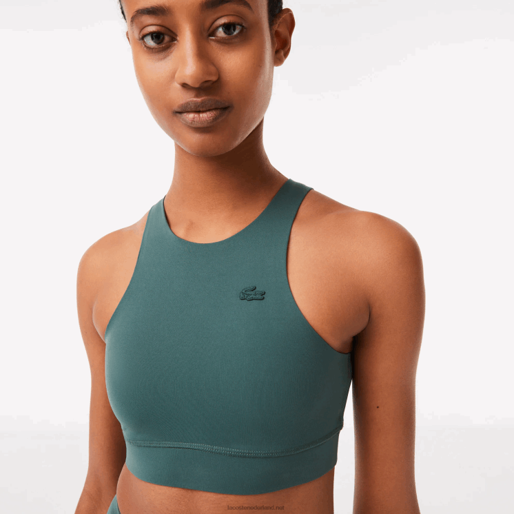 Lacoste naadloze sportbeha 0828H2549 groen 5hx vrouwen