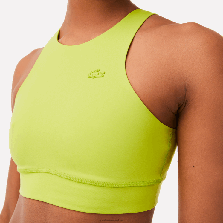 Lacoste naadloze sportbeha 0828H2550 geel 90v vrouwen