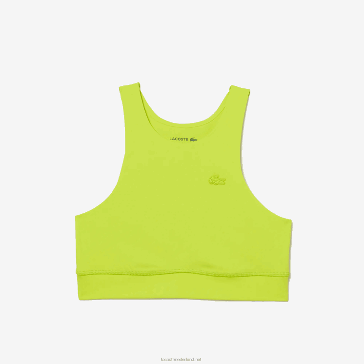 Lacoste naadloze sportbeha 0828H2550 geel 90v vrouwen