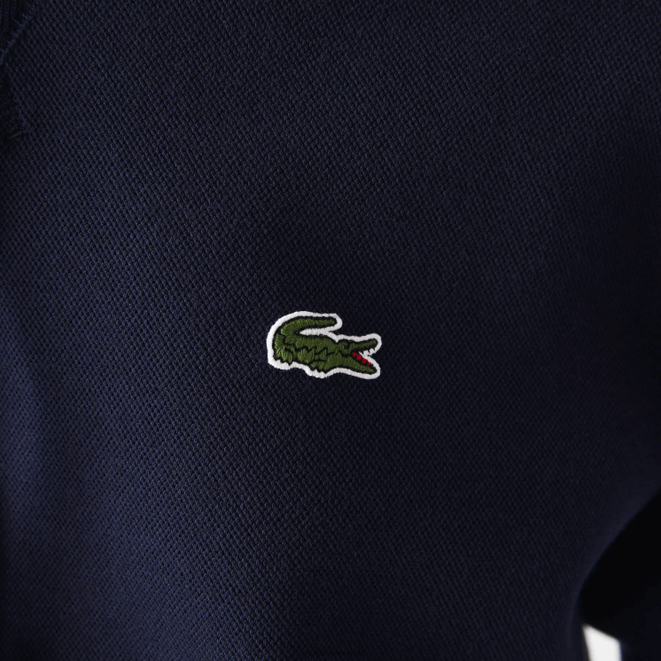 Lacoste losvallend sweatshirt van een katoenmix met capuchon 0828H2527 marineblauw 166 vrouwen