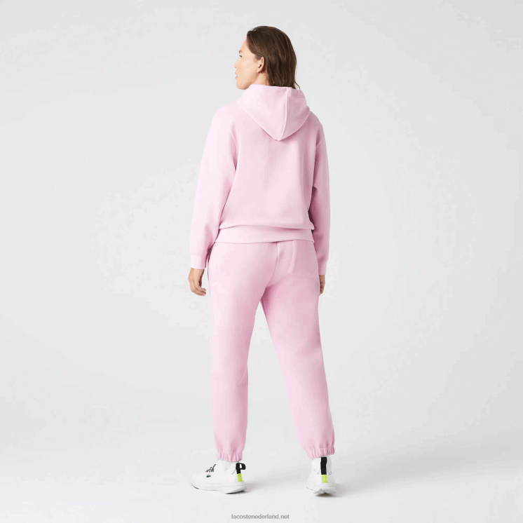 Lacoste losvallend sweatshirt van een katoenmix met capuchon 0828H2530 roze z4h vrouwen