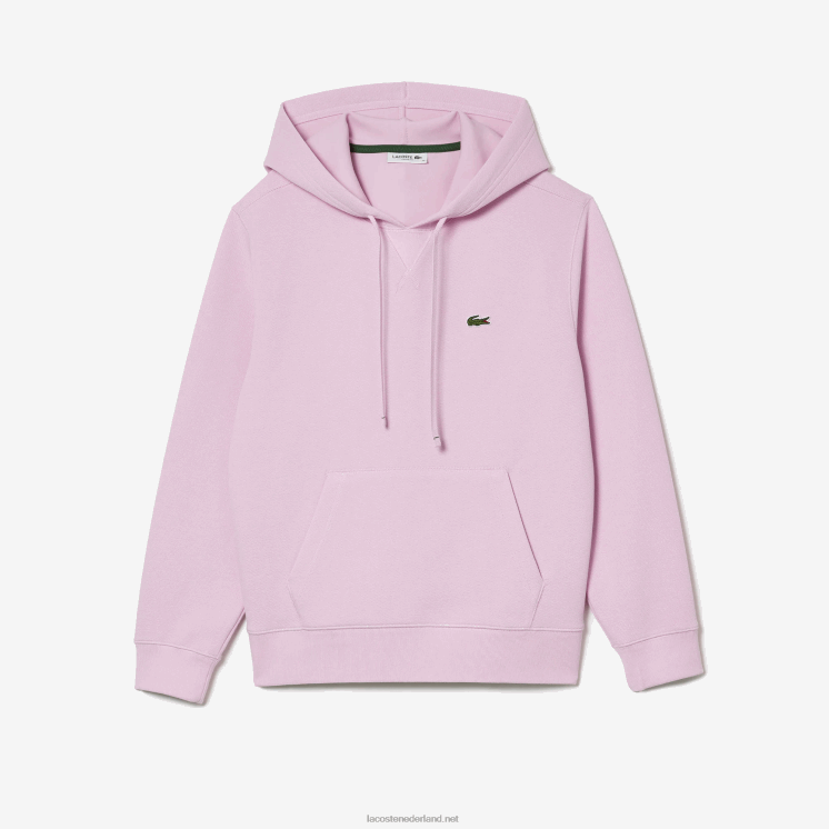 Lacoste losvallend sweatshirt van een katoenmix met capuchon 0828H2530 roze z4h vrouwen