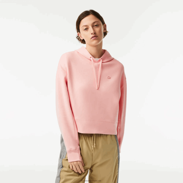Lacoste sweatshirt met capuchon 0828H2416 roze kf9 vrouwen
