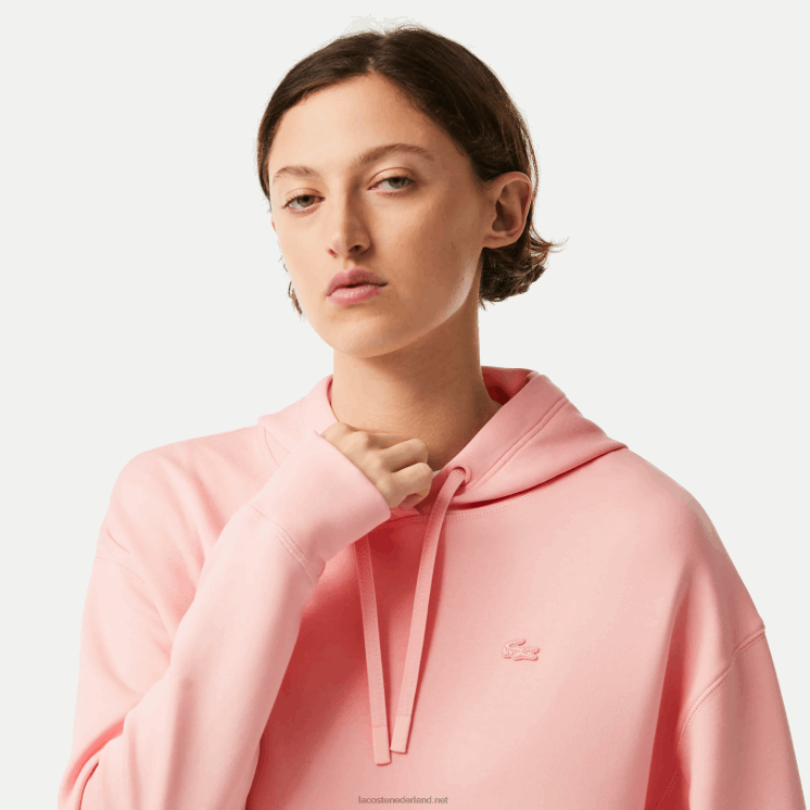 Lacoste sweatshirt met capuchon 0828H2416 roze kf9 vrouwen