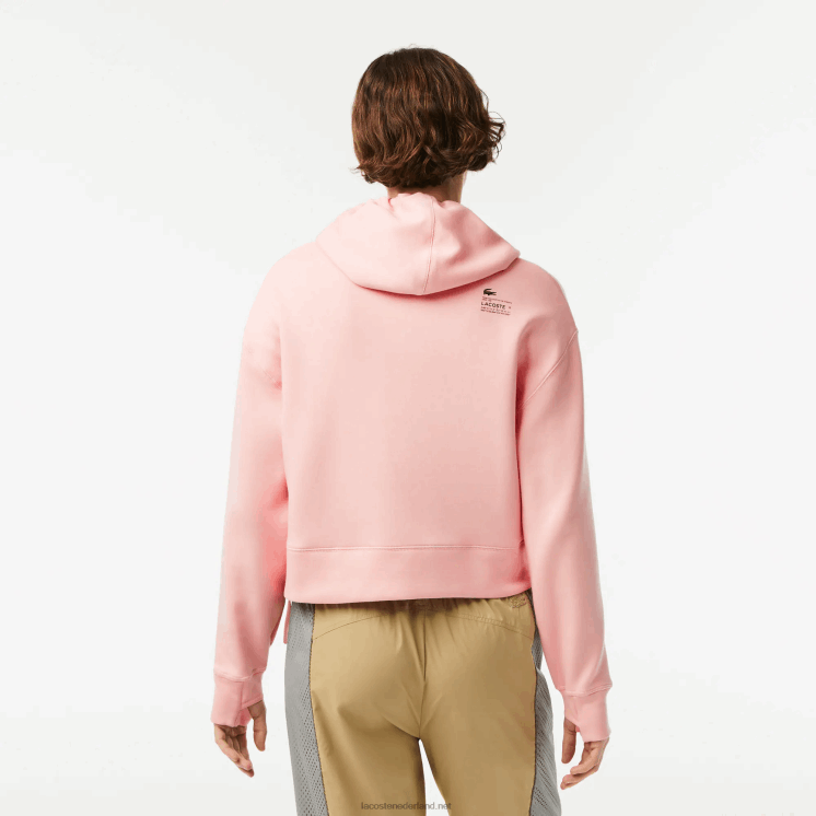 Lacoste sweatshirt met capuchon 0828H2416 roze kf9 vrouwen