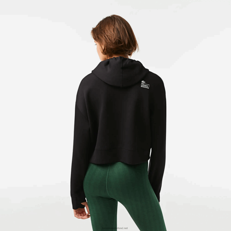 Lacoste sweatshirt met capuchon 0828H2417 zwart 031 vrouwen
