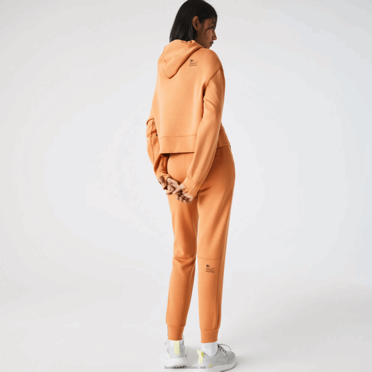 Lacoste sweatshirt met capuchon 0828H2418 oranje ww vrouwen