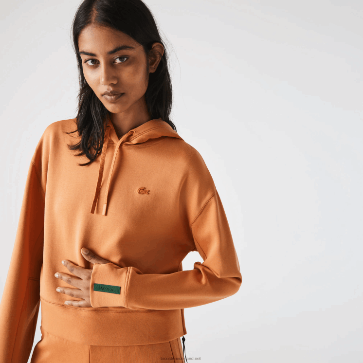 Lacoste sweatshirt met capuchon 0828H2418 oranje ww vrouwen